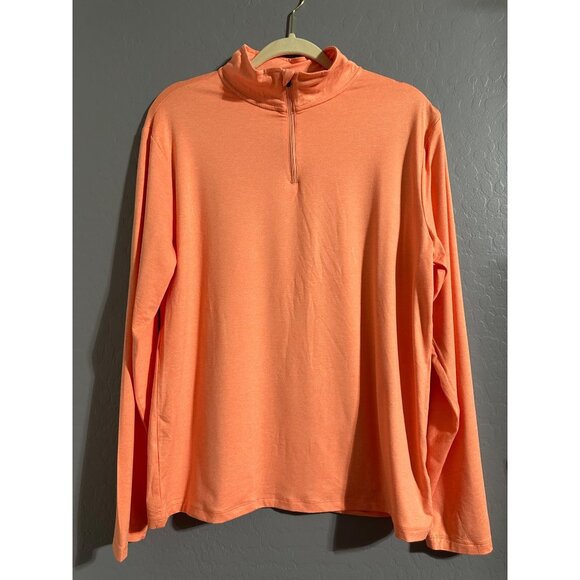 01. Algo Boys Performance Quarter Zip Pullover Long Sleeve Quick dry XL NWOT - Picture 1 of 5